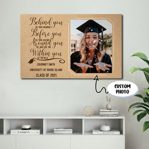 Graduation Custom Photo Framed Canvas – All Your Memories All Your Dreams