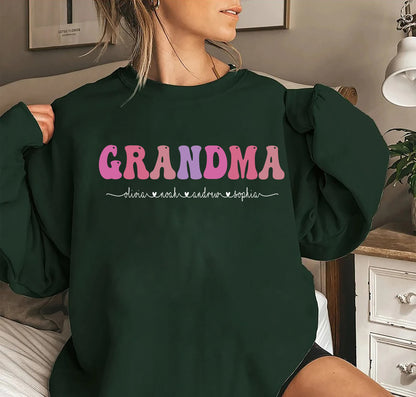 Grandma Sweatshirt, Custom Grandma Est Sweatshirt, Grandma Shirt, Grandma Gift, New Grandma Gift, Granny Gift, Nana, Gigi, Mother's Gift