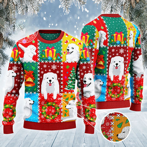 Great Pyrenees Dog Lovers Christmas Wishes All Over Sweater, Christmas Ugly Sweater, Christmas Gift, Gift Christmas 2022