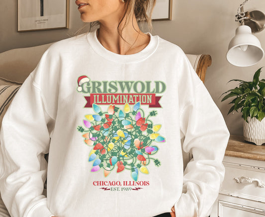 Griswold Illumination Sweatshirt, Christmas Shirt, Christmas Sweatshirt, Christmas Family, Christmas Gift, Women's Christmas Shirt, gifts
