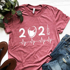 Health Mask Vaccine 2021 Tee T Shirt, Introvert Shirt, Quarantine Shirt, Funny Shirt, Social Distance Shirt