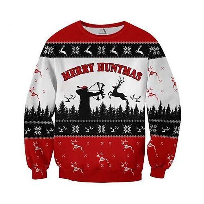 Hunting Ugly Christmas Sweater, Christmas Ugly Sweater, Christmas Gift, Gift Christmas 2024