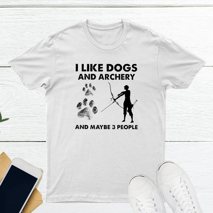 I like dogs and bowling and maybe 3 people shirt