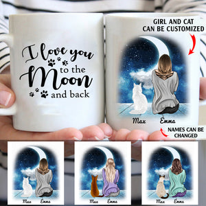 I love you to the moon and back personalised gift customized mug coffee mugs gifts custom christmas mugs