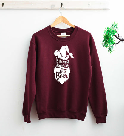 Seo an t-am is iontaí le haghaidh Léinte Beoir 2020 Sweatshirts Greannmhar Nollag Geansaí Greannmhar Nollag Féasóg Geansaí