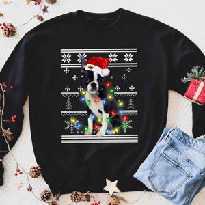 I want Boston Terrier for my Christmas best gift for love  funny sweatshirt gifts for dog lovers christmas ugly sweatshirt