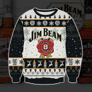 Jim Beam Beer 1795 Ugly Sweater Christmas, Christmas Ugly Sweater, Christmas Gift, Gift Christmas 2022
