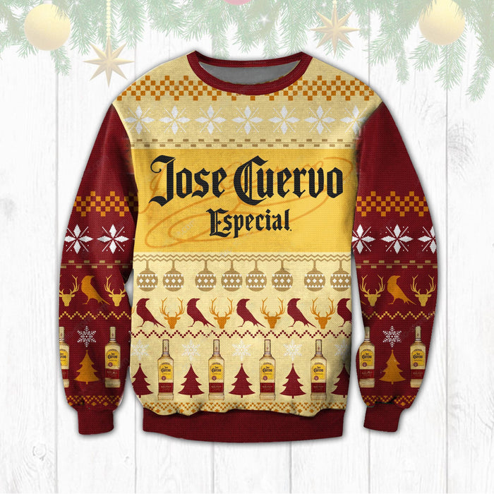 Jose Cuervo Especial Gold Whiskey Ugly Sweater Christmas, Christmas Ugly Sweater, Christmas Gift, Gift Christmas 2024