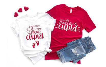 L & D Special Valentines T-Shirt for Nurses, Delivery from Cupid Sweatshirt, Just Call me Cupid Long Sleeve, Xoxo Cute Hoodie.