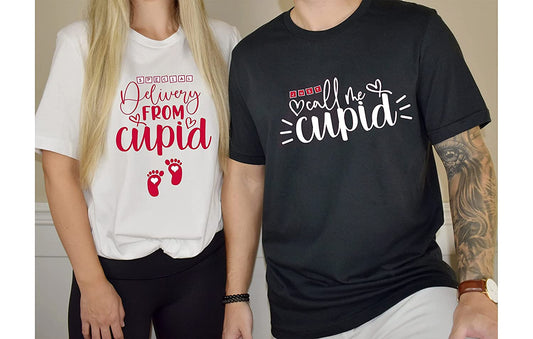 L & D Special Valentines T-Shirt for Nurses, Delivery from Cupid Sweatshirt, Just Call me Cupid Long Sleeve, Xoxo Cute Hoodie.