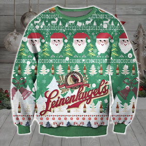 Leinenkugels Beer 3D Green Ugly Sweater Christmas, Christmas Ugly Sweater, Christmas Gift, Gift Christmas 2024