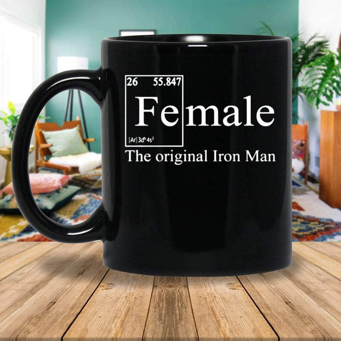 Female - The original Iron Man, Gift for Her Mugs