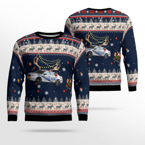 Louisville Metro Police Department Ford Police Interceptor, Christmas Ugly Sweater, Christmas Gift, Gift Christmas 2024