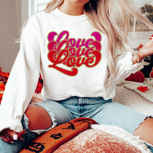Love Valentine Sweatshirt, Valentines Day Sweatshirt, Valentine Day Shirt, Love Shirt, Valentine Shirt, Shirt For Women, Couples Love Shirt