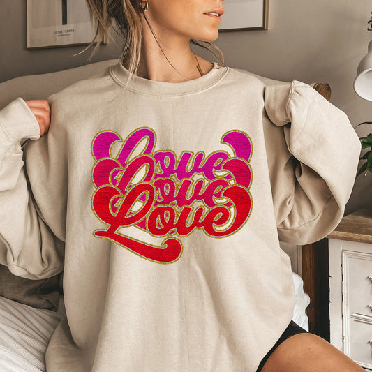 Love Valentine Sweatshirt, Valentines Day Sweatshirt, Valentine Day Shirt, Love Shirt, Valentine Shirt, Shirt For Women, Couples Love Shirt