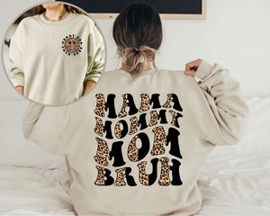 Mama Mommy Mom Bruh Leopard Shirt, Mother's Day Gift