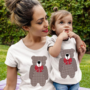 Bear funny set family outfits matching sets shirt