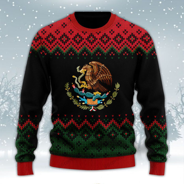 Mexican Christmas Black Ugly Sweater, Christmas Ugly Sweater, Christmas Gift, Gift Christmas 2024