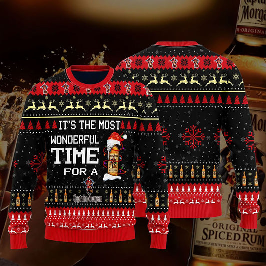 An tAm is Iontach don Chaptaen Morgan geansaí Nollag, geansaí Nollag gránna, bronntanas Nollag, bronntanas Nollag 2024