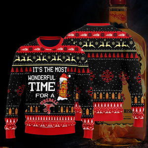 Most Wonderful Time For A Fireball Christmas Sweater, Christmas Ugly Sweater,Christmas Gift,Gift Christmas 2022