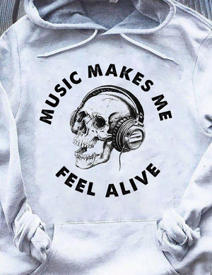 Music Makes me Feel Alive Tee T Shirt