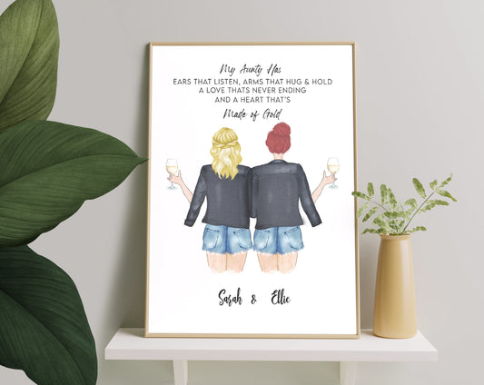 Pictiúr Pearsanta Bronntanas Cara is Fearr, Bronntanas Pearsanta Aintín, Bronntanas Uathúil d'Aintín, Bronntanas Pearsanta Aintín, Aintín is Fearr Riamh, Bronntanas Aintín Nua, Bronntanas d'Aintín