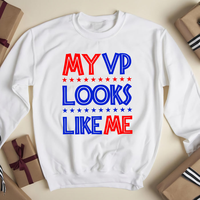 My VP looks like me 2020 Election result - Funny 2020 Merry Christmas sweatshirt family gift idea