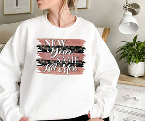 New Year Sweatshirt, Some Hot Mess, New Year Same Hot Mess Sweatshirt, New Year Sweater, 2023 Gift Sweatshirt, 2023 Christmas Sweatshirt