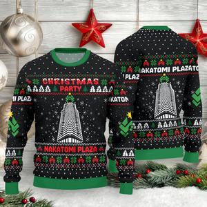 Nakatomi plaza Ugly Christmas Sweater Tshirt Hoodie Apparel,Christmas Ugly Sweater,Christmas Gift,Gift Christmas 2024