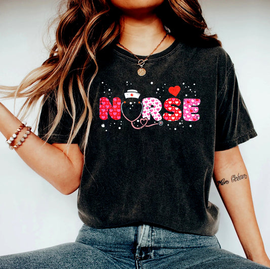 Nurse Valentine Day shirt, Nurse Valentines Day Gift, Western Valentines Day Love, Nurse gift, NICU ER PICU Nurse gift, Valentine shirt