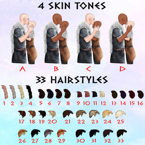Couple Viking Clip Art Pack. Viking Couple Gifts. Romantic couple. Personalized couple gift. Viking Couple. Gorgeous Hairstyles. Viking Clipart