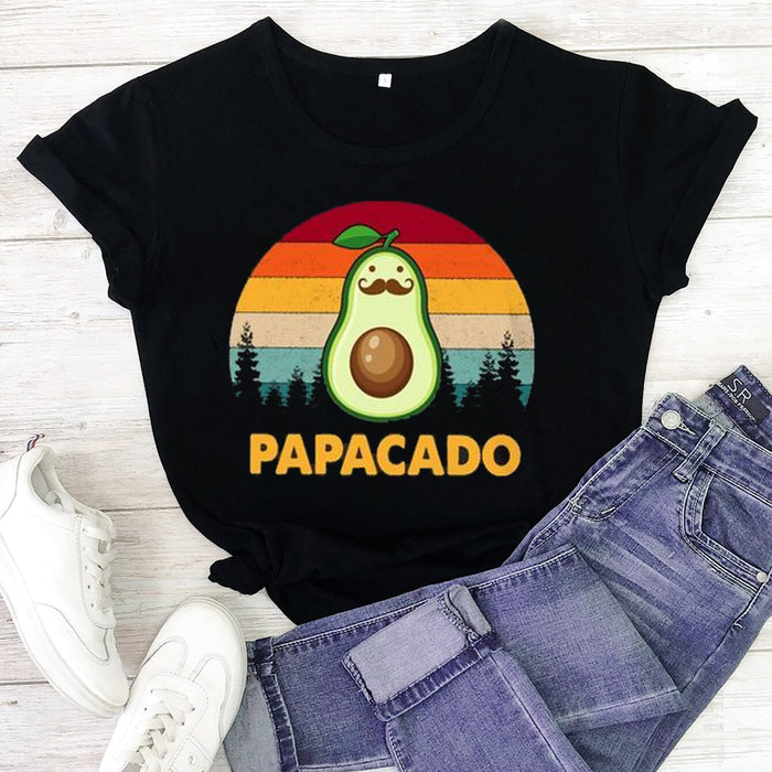 Papacado 2021 Funny Gift For Dad Retro Tee T shirts