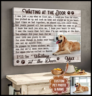Personalized Friend Name A Dog Canvas Prints