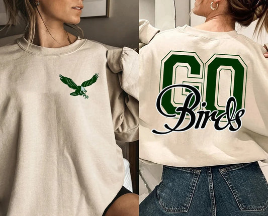 Philadelphia Football Sweatshirt   Philadelphia Football Crewneck Sweatshirt   Philly Sports   Womens Philadelphia shirt   football