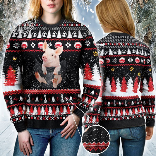 Geansaí Nollag gránna do Lovers Muc, Geansaí Nollag Gránna, Bronntanas Nollag, Bronntanas Nollag 2024