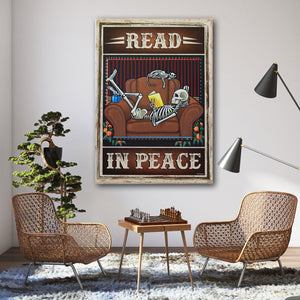 Read in Peace Canvas