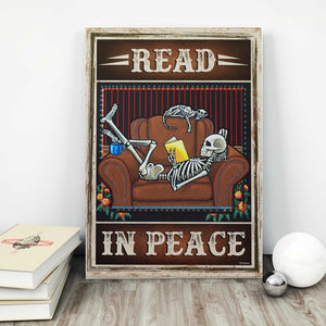 Read in Peace Canvas