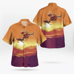 Red Bull Air Force Helicopter Hawaiian Shirt,Hawaiian Shirt Gift,Christmas Gift