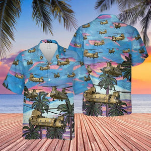 Royal Air Force Boeing Chinook Hawaiian Shirt, Christmas Hawai, Hawai Tshirt Gift