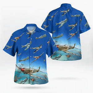 Royal Air Force Supermarine Spitfire Hawaiian Shirt, Christmas Hawai, Hawai Tshirt Gift