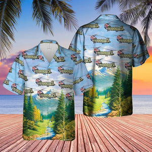Royal Air Force Union Jack Chinook 40th Anniversary Hawaiian Shirt  ,Hawaiian Shirt Gift,Christmas Gift