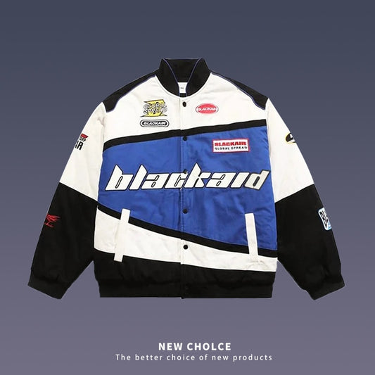 Éadaí sráide litir ricamo giacca moto uomo Chaquetas Hombre Hip Hop Cotone Vintage Coppie primavera giacca da Baseball Unisex
