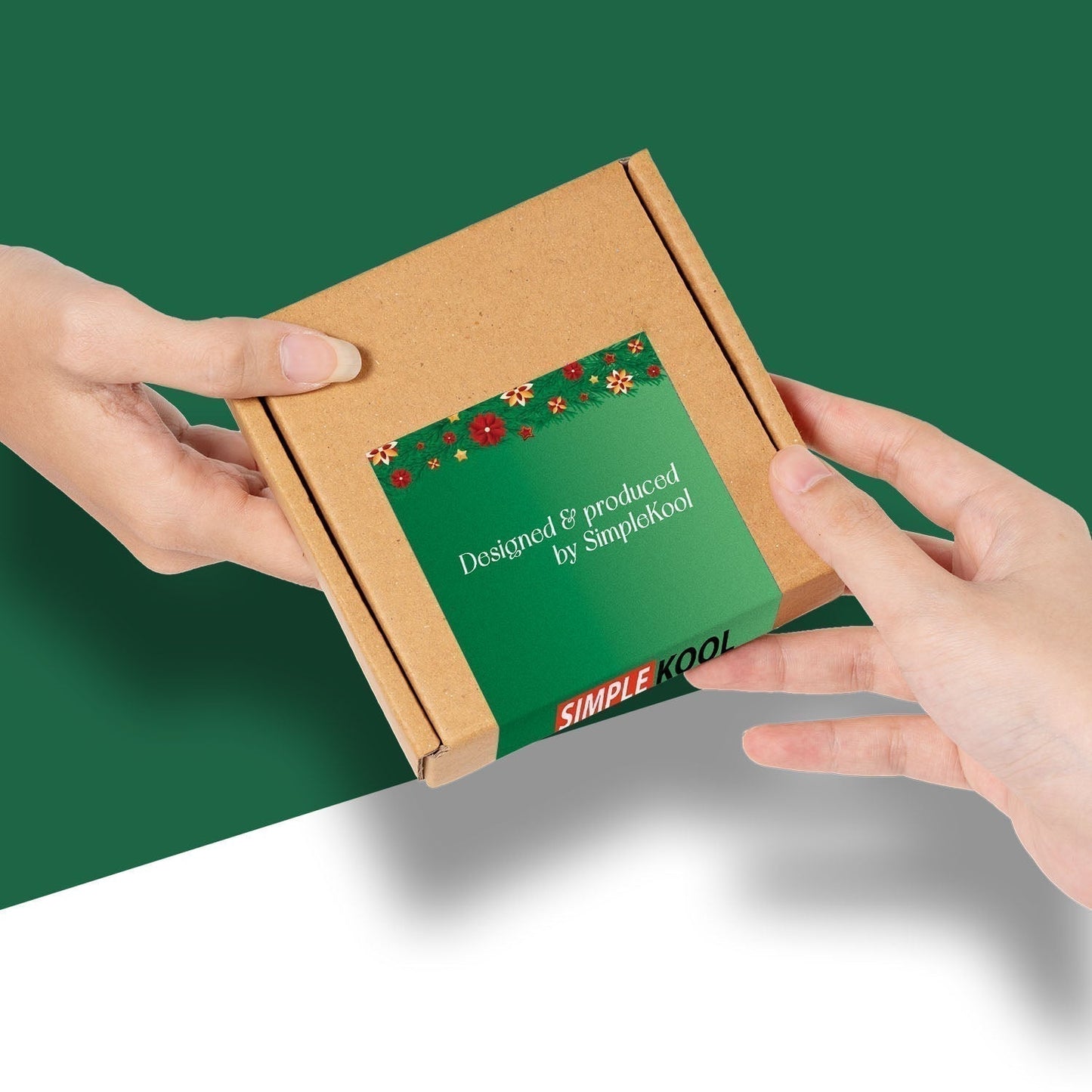 Teach dornálaí-Nollaig Ornáid Crochta Plaisteach Nollag Dhá Thaobh, Bronntanas Ornáide Nollag, Bronntanas Nollag, Maisiú Nollag