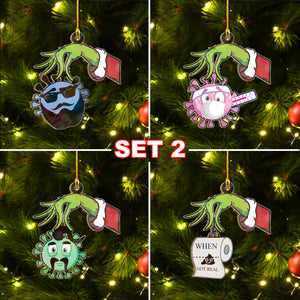 Very Bad Would Not Recommend 2020 Ornament Set Of 8 & 4, Funny Christmas Ornament Set, Christmas Family Gift Idea