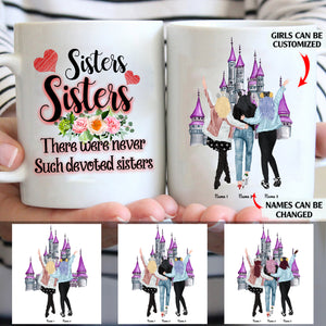 Sisters There Were Never Such Devoted Sisters personalized coffee mugs gifts custom christmas mugs