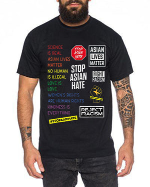 Stop Asian Hate Asian lives matter AAPI Supporters T-Shirt