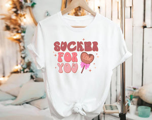 Sucker For You Sweatshirt, Valentines Day Sweatshirt, Couple Shirt, Gift For Her, Gift For Valentine