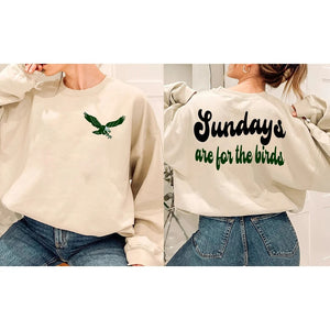 Sundays Are For The Birds Shirt, Philadelphia Sweatshirt, Sunday Football T-Shirt, Gameday Apparel Tee Womens Philadelphia shirt , football