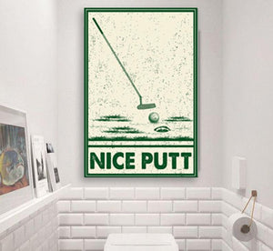 Nice Putt - Golf Canvas