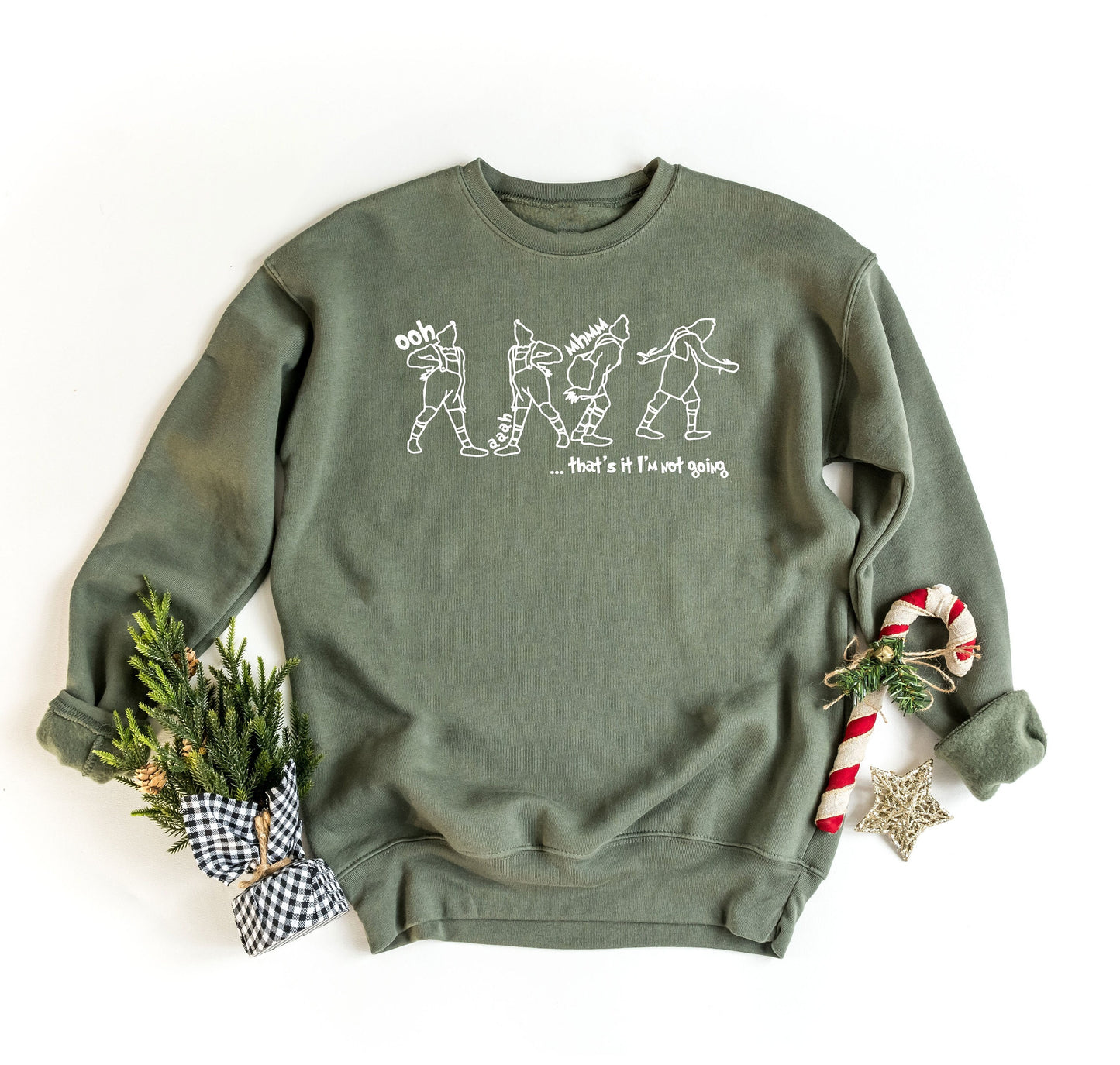 That's It I'm Not Going Sweatshirt, Funny Christmas Sweater, Cute Christmas Sweatshirt, Christmas Gift For Her, Merry Christmas Sweatshirt